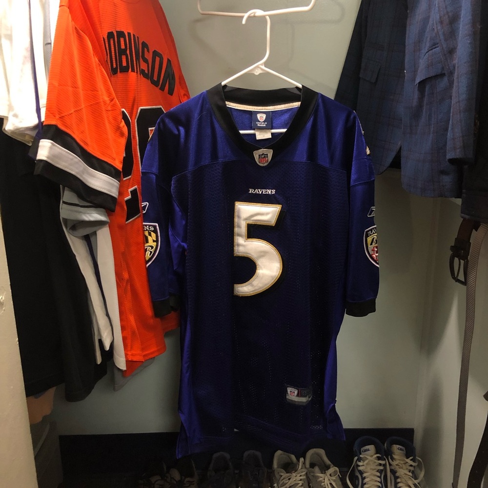 Vintage Reebok 90s Y2K Baltimore Ravens Joe Flacco Jersey
